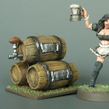 Impact! Miniatures Beer Garden Beauty by fatgoblin