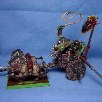 Warhammer Orc Chariot by wintersrainne