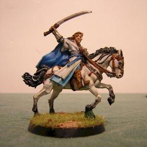 Mounted Glorfindel by GreenGoblinTrading