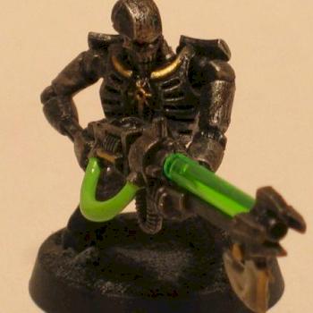 necron kneeling down and firing by ITHIEL AEL