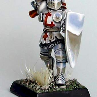 Bretonnian white knight. by tentoone