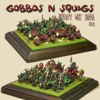 Night Gobbos 'n squigs by Mekboy Wee Dakka