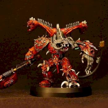 Demon Prince of Khorne (front) by KTHULHU