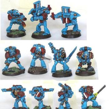 Classic 40k Space Marines by rakath