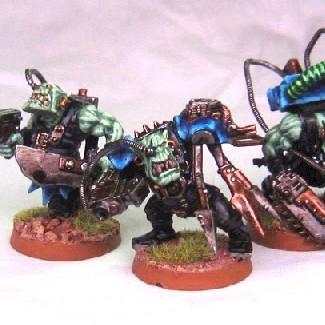 Ork cybork commandos by Dazkhull