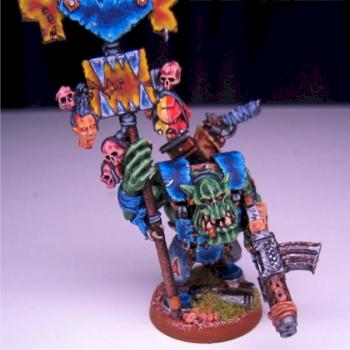 Ork nob (Waaagh banna) by Dazkhull