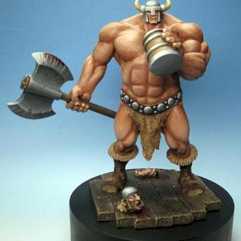 Thrud the Barbarian (54mm) by Avicenna