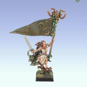 Wood Elf Standard bearer by leprechaun studio