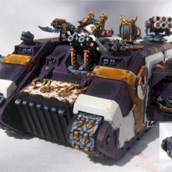 Slaanesh landraider by Dazkhull