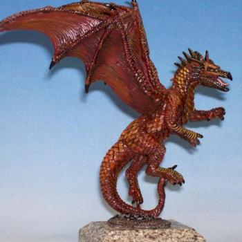 Amber Dragon by StillLifeMiniatures