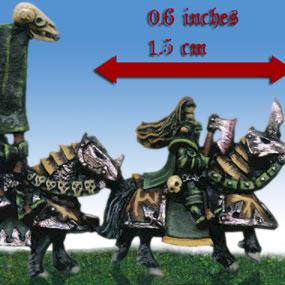 Warmaster - 10mm chaotic knights command by py11