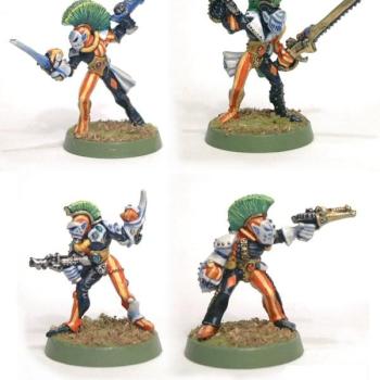 Eldar Harlequins by Errex