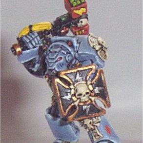 SW Wolf Guard Terminator with Thunder Hammer by Glyn Green