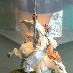 Gandalf The White on Shadowfax by Wolf