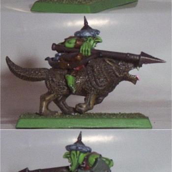 Goblin Wolf Rider by Glyn Green