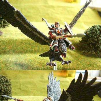 High Elf Hero on Great Eagle by Dr.Diemer