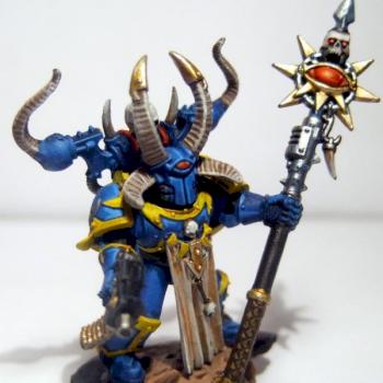 tzeentch sorceror lord by capt mannering