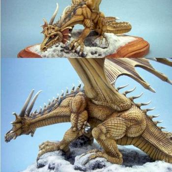 Golden Dragon of Chaos by SweetbutEvil