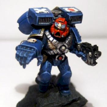 ultramarine assault squad sergeant by capt mannering