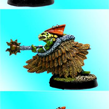 Lizardmen Skink Champion by ElBicho