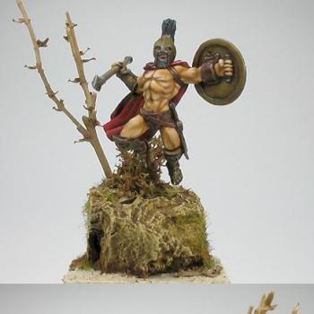 Leonidas, King of Sparta (Dark Slave Miniatures) by noxious1981