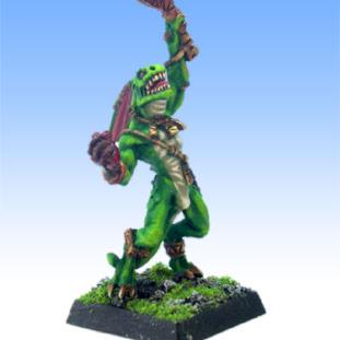 Lizardmen Skink Warchief by hashmallum