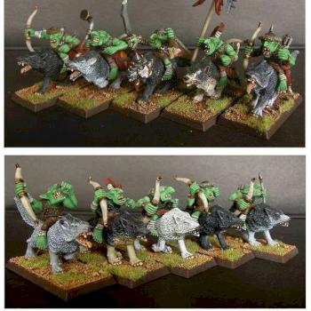 Warhammer Goblin Wolf Riders by Rowena1066