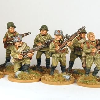 World War 2 Soviet Riflemen by witchhunter