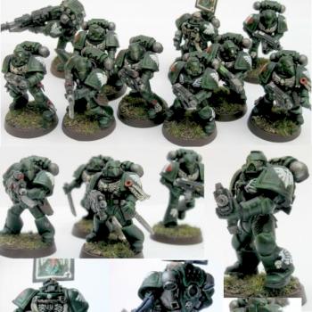 Dark Angels Tactical Squad 1 by Valorus