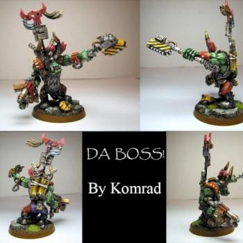 Ork Warboss by Komrad