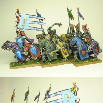 Bretonnian Grail Knights by Bachtere