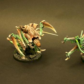 Warhammer Tyranid Magnetic Carnifexes by midass