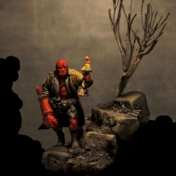 Hellboy, 54mm by lopee