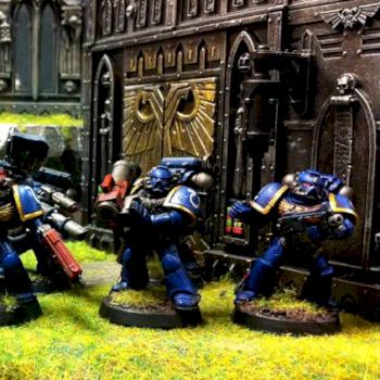 Space Marine Devastator Squad by Vitulv