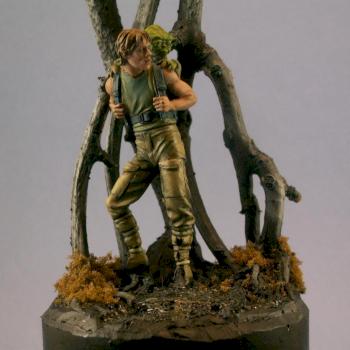 Luke Skywalker and Yoda by StillLifeMiniatures