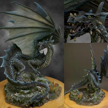 Blight Fang, Black Dragon by MamaGeek