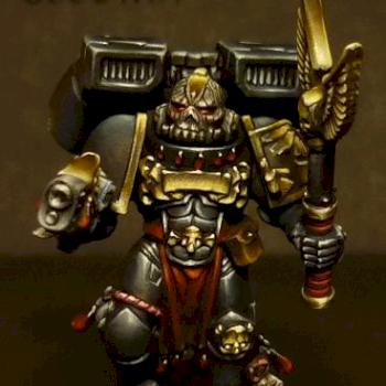 Space Marine Chaplain by lordNicon