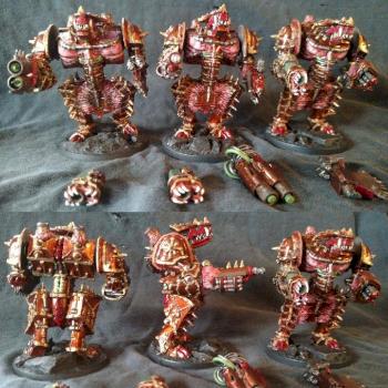 Khorne Helbrute Conversions by Spittle72