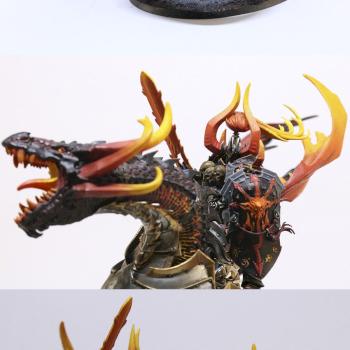 Archaon on Stardrake by Hugin