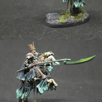 Wight king on steed by Hugin