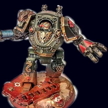 HH Space Wolves Venerable Contemptor Dreadnought by Sotirios