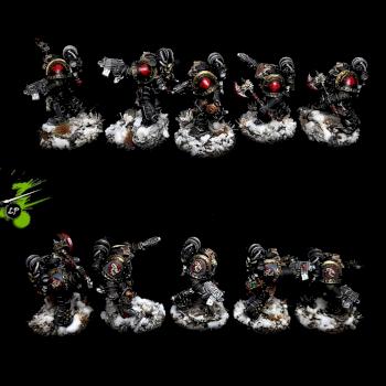 Warhammer Space Wolves Legion Deathsworn Pack by CroWarGamePainting