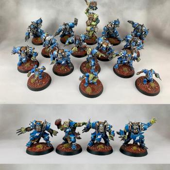 Orc team for blood bowl by Pixmen