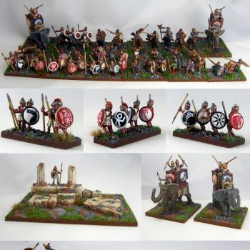 Pro-Painted DBA 15mm scale Later Carthaginian Army by goblin1980