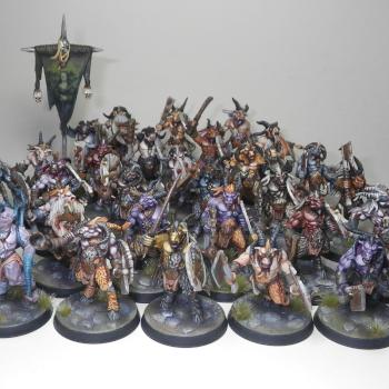 Beasts of Chaos Beastmen Gors and mutant Gors by Hamish Longstride