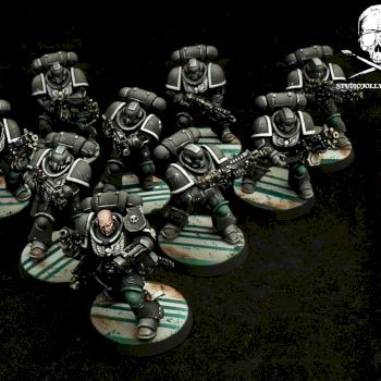 Black Dragon Space Marines by Jolly Roger Studio