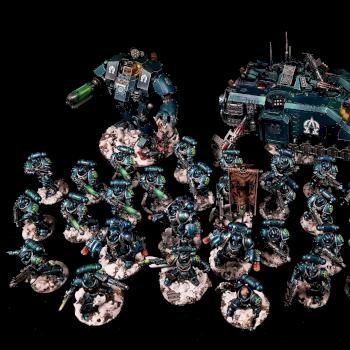 Primaris Full Alpha Legion Army Project Done by CroWarGamePainting