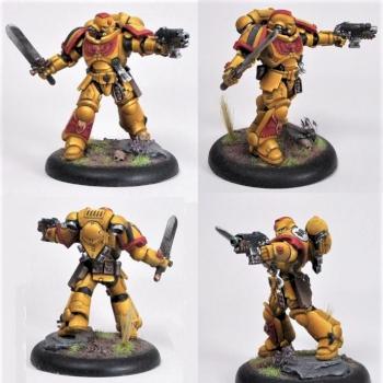 Imperial Fist Primaris Lieutenant by Torn blue sky