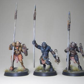 Beasts of Chaos Beastmen Ungor shortspears by Hamish Longstride