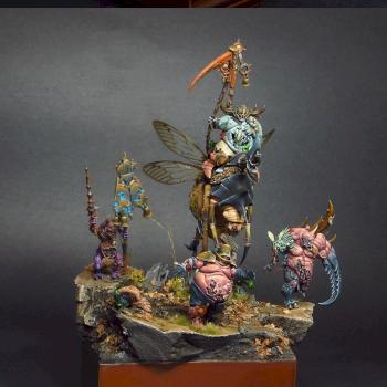 Pusgoyle Nurgle diorama (additional angles) by FartOfWar